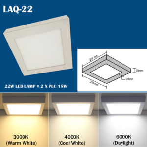 SLIM-DESIGN SURFACE-MOUNT LED CEILING LIGHT-LAQ22