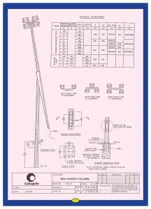 Mid-Hinged Pole