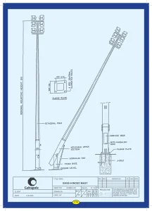 Base-Hinged Pole